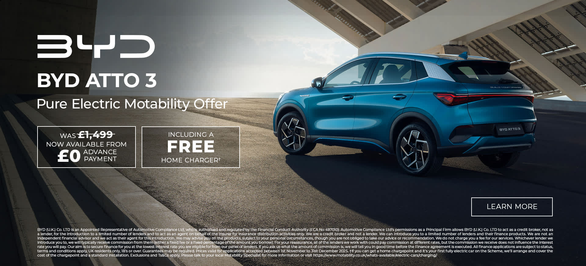 BYD Motability Scheme Offers